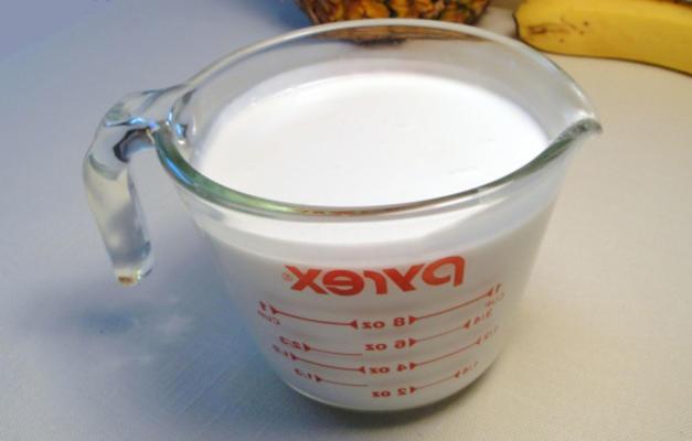 leite de coco fresco