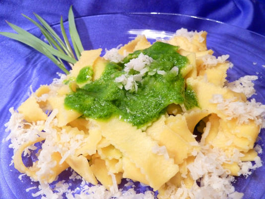 pesto de alho selvagem