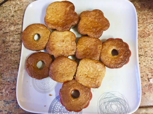 muffins de compota de farinha de amêndoa