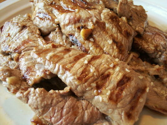 grelhado bulgogi coreano carne