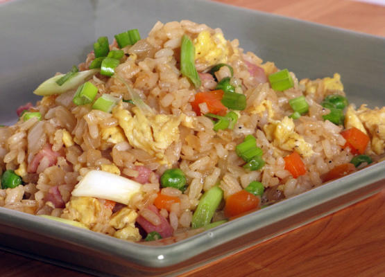 arroz frito com alho