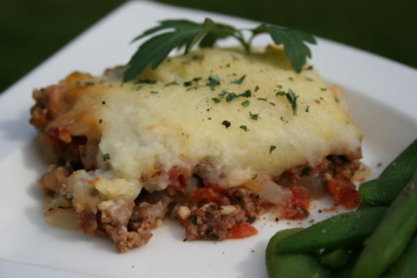 hachis parmentier (caçarola de batata amassada)