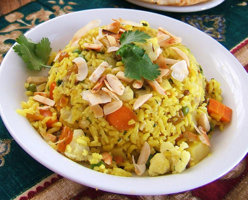 biryani vegetal de atalho