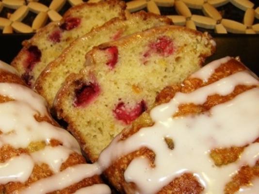 pãezinhos de cranberry vidrados de baixo teor de gordura