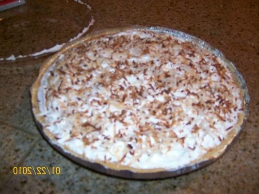 torta de creme de coco muito fácil - pode ser livre de açúcar também