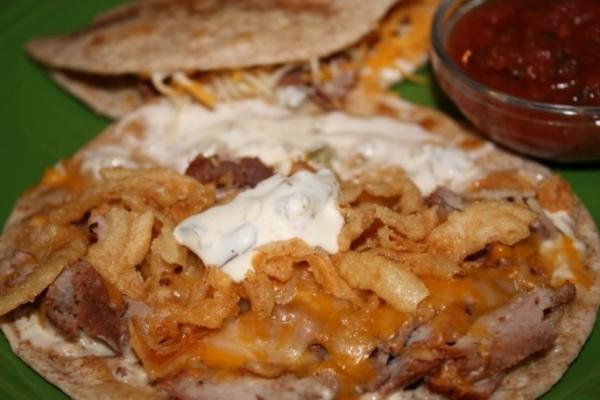 na borda da carne asada tacos (receita copycat)