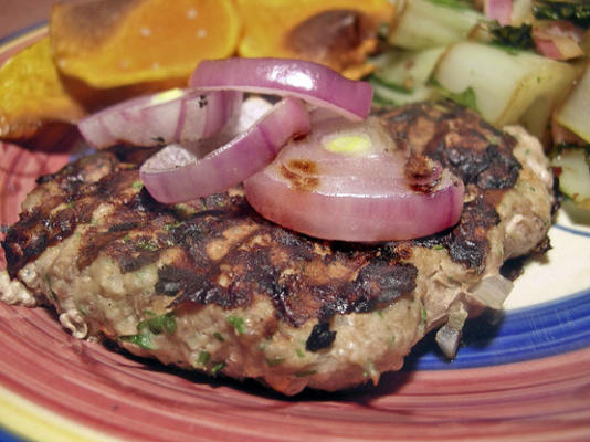 hambúrgueres de peru inspirados tailandeses (baixo teor de gordura)