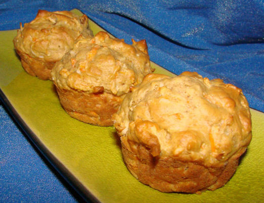 muffins de manhã de cenoura