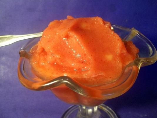 smoothie de morango gelado