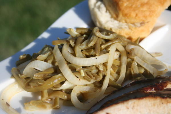 salada de feijão quente