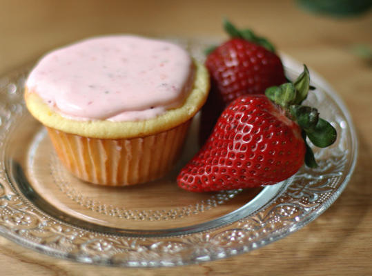 cupcakes de morango yummo