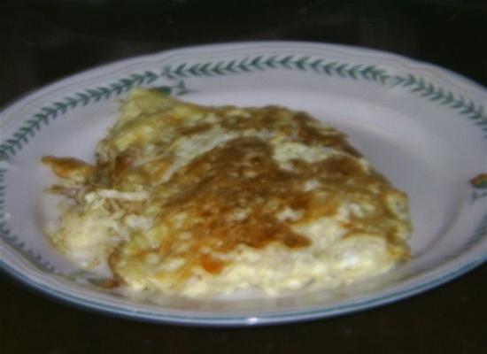 omelete de macarrão
