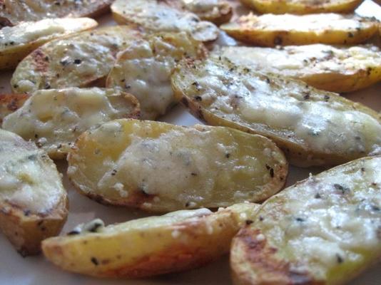 batatas de alevinos grelhados