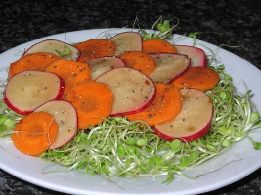 salada de rabanete chinês