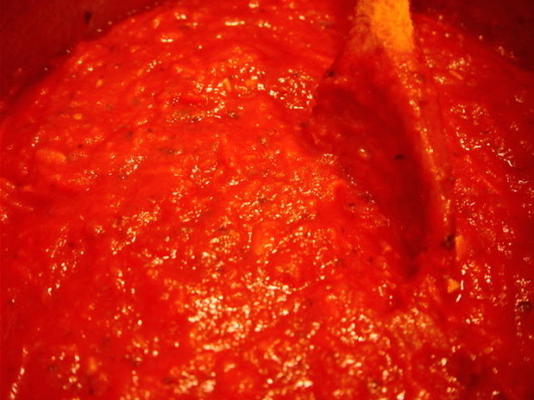 molho de tomate próprio do bev