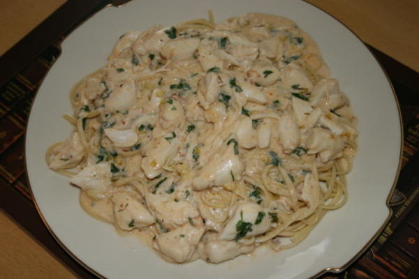 fettuccine de caranguejo