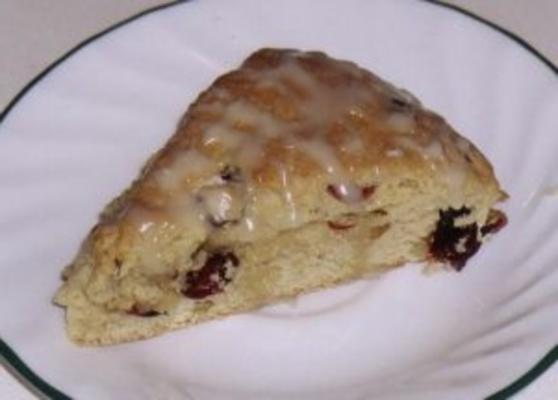 scones de cranberry maple porca