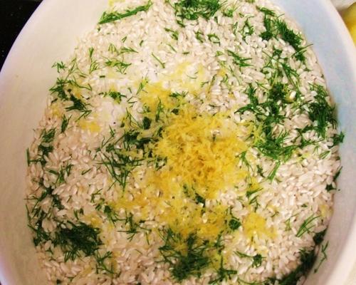 arroz dill-lemon