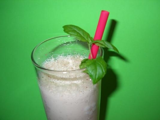 smoothie de chocolate com menta