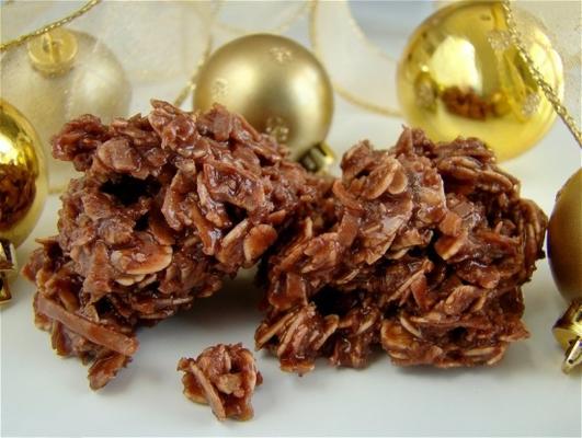 biscoitos de natal de chocolate (não cozer)