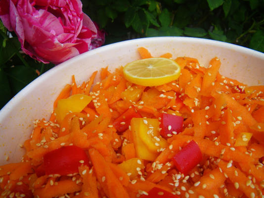 salada de cenoura oriental