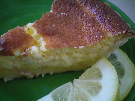 torta de pudim de limão
