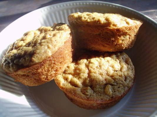 não posso acreditar que é muffins de passas / craisin de grãos inteiros