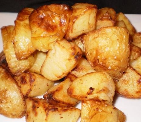 batatas simplesmente grelhadas ou assadas