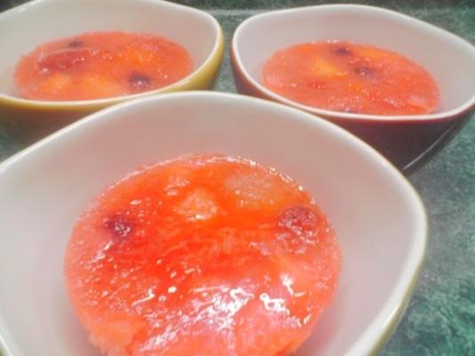 copos de frutas congelados da vovó