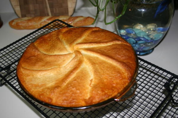 torta de salsicha e pimenta italiana