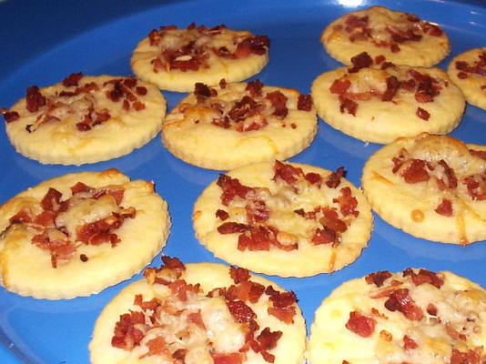biscoitos de bacon