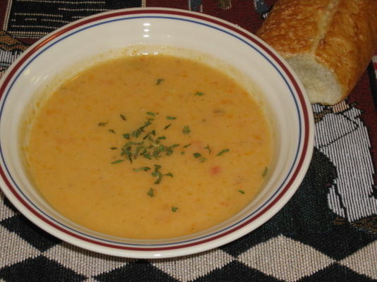 sopa de cenoura couve-flor ou brócolis