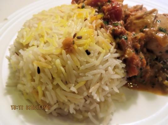 arroz de paneer perfumado