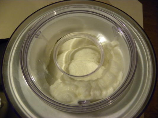 iogurte congelado de baunilha