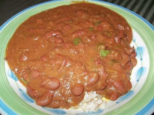 rajmah (feijão vermelho curry punjabi) (slow-fogão)
