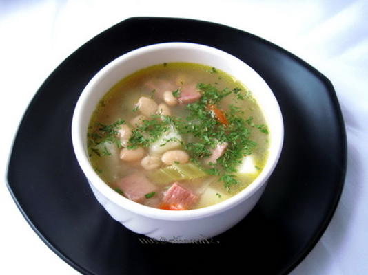 melhor sopa de presunto e feijão de sempre