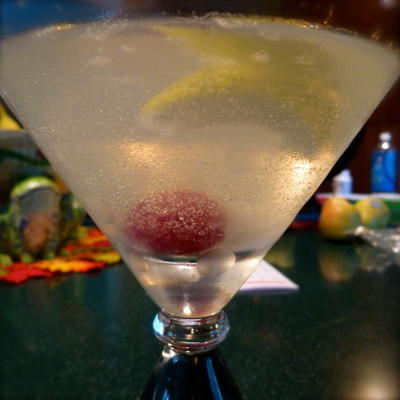 martini limoncello de framboesa