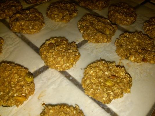 biscoitos de especiarias de farinha de aveia em borracha com baixo teor de gordura