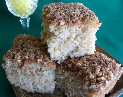 bolo de café rápido canela streusel