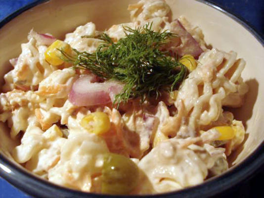 salada de salmão com baixo teor de gordura