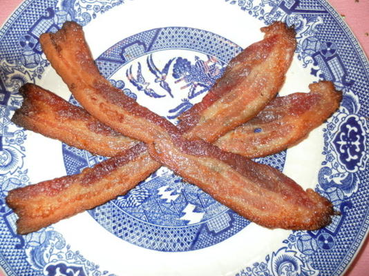 bacon perfeito cozido no forno
