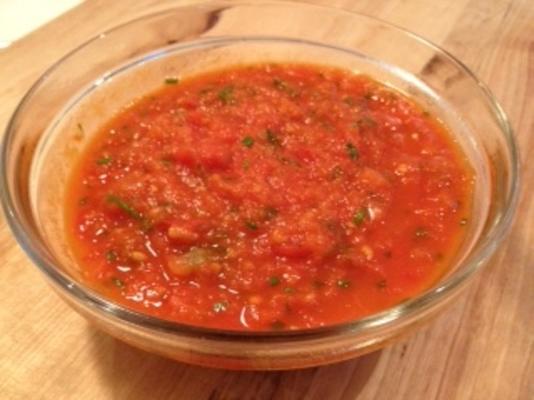 molho de tomate provençal (usa tomates frescos)