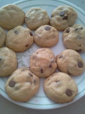 biscoitos de chocolate de amêndoa (sem fermento / refrigerante!)