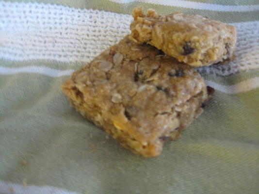 barras de granola mastigáveis ​​sem glúten