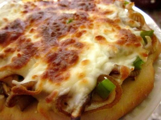 pizza de cebola caramelizada