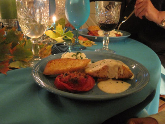 salmão com molho de mostarda cremoso de limão