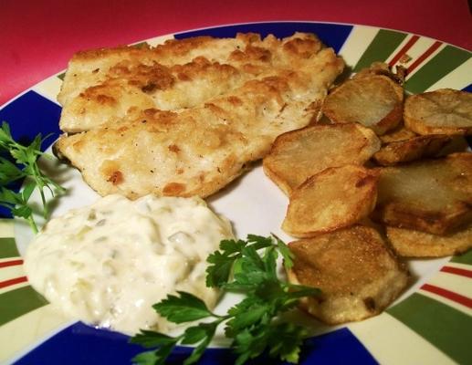peixe e batatas fritas (sem cerveja)