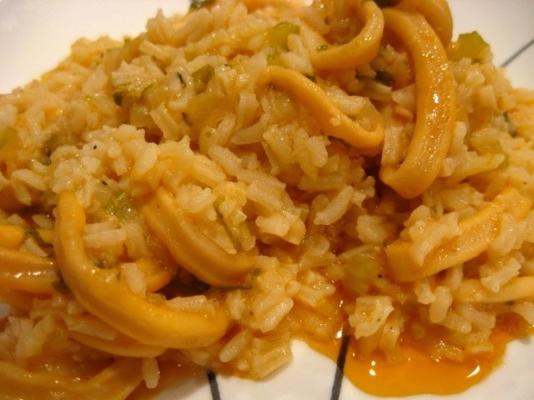 kalamaria pilafi (lula pilaf)