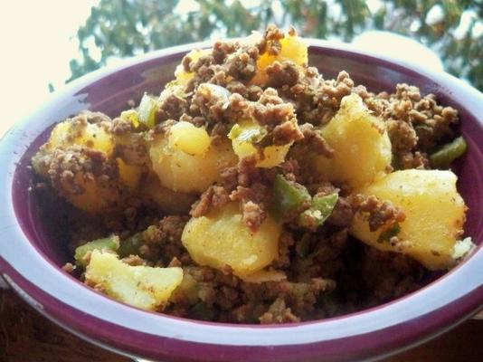 frigideira de batata e cebola de lee