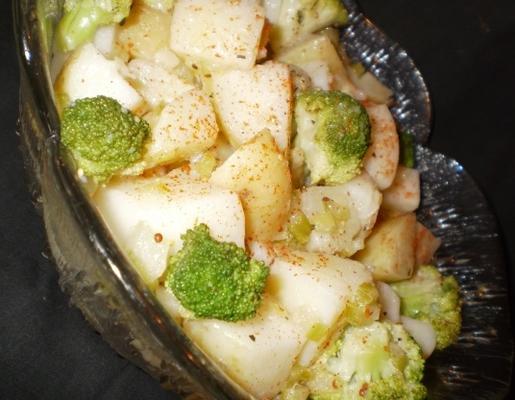 salada de brócolis e batata